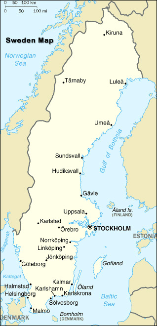 Sweden Map